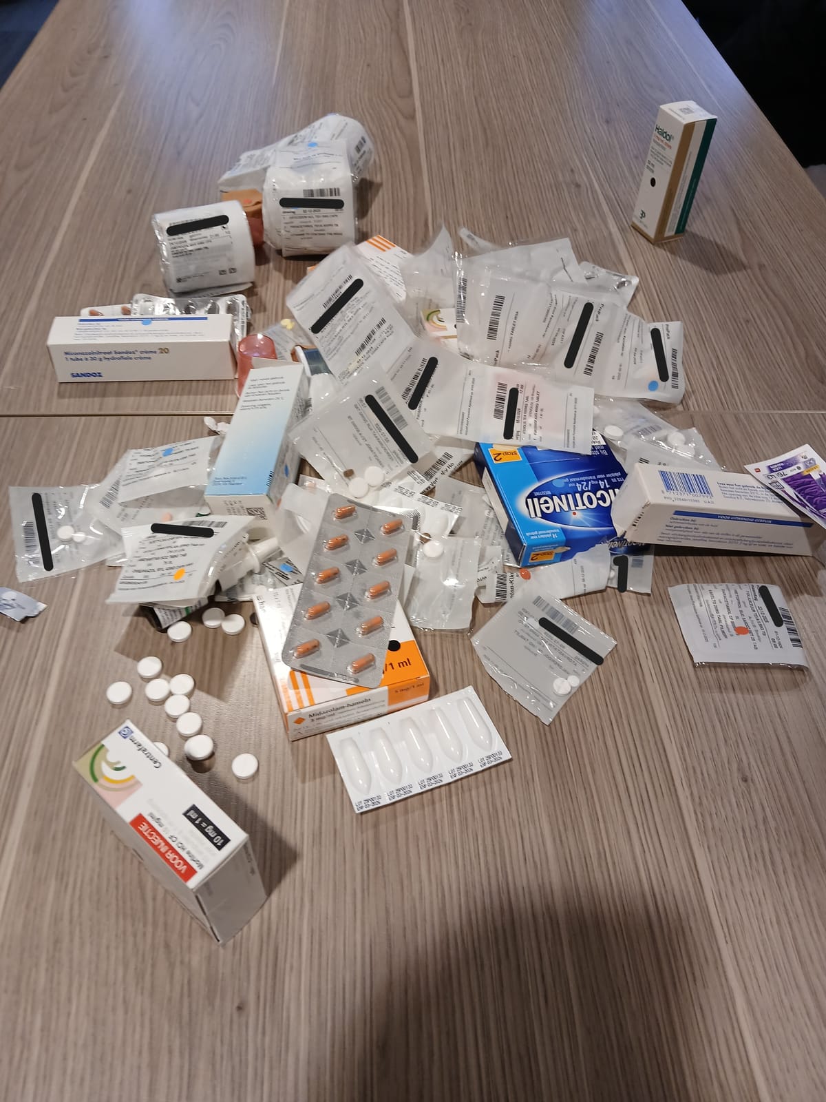 Telling in twee afdelingen van Topaz, een WLZ  instelling